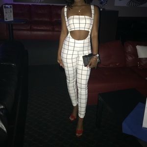 Black and white two piece set